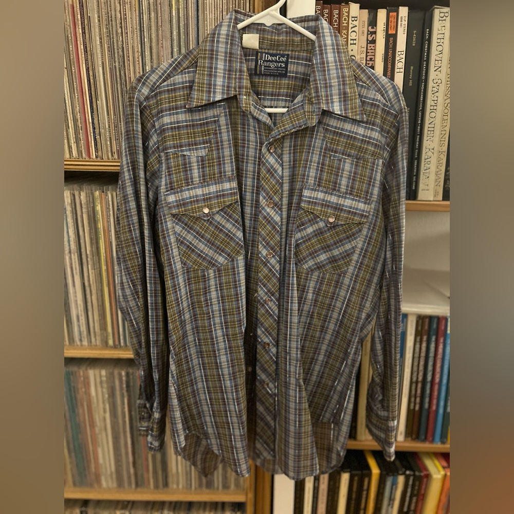 VINTAGE DeeCee Rangers button down shirt